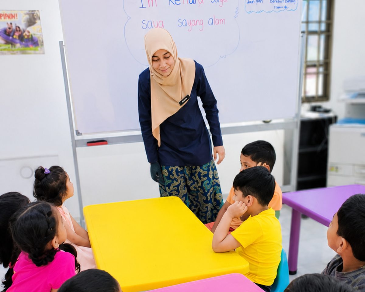 Supportive inclusive learning class at Tadika Kreatif Mesra